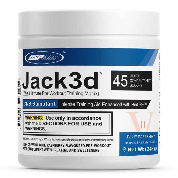 PRE-WORKOUT Jack3D Fruit-Punch 248 Grammes